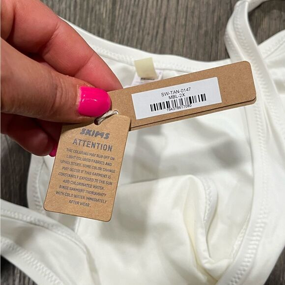 NWT Skims Swim Micro Tanga Bikini Bottoms Marble Size 2X - Picture 3 of 4